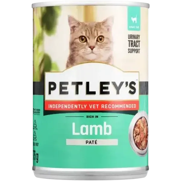 Petley's Lamb Paté All Adult Wet Cat Food 375g