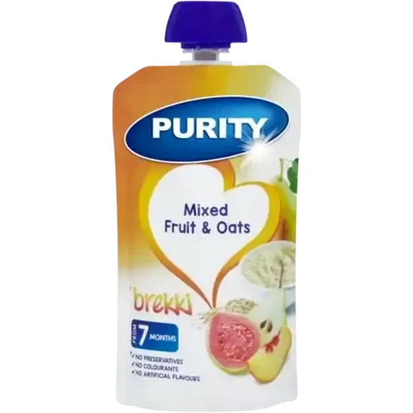 PURITY From 7 Months Mixed Fruit & Oats Brekki 110ml