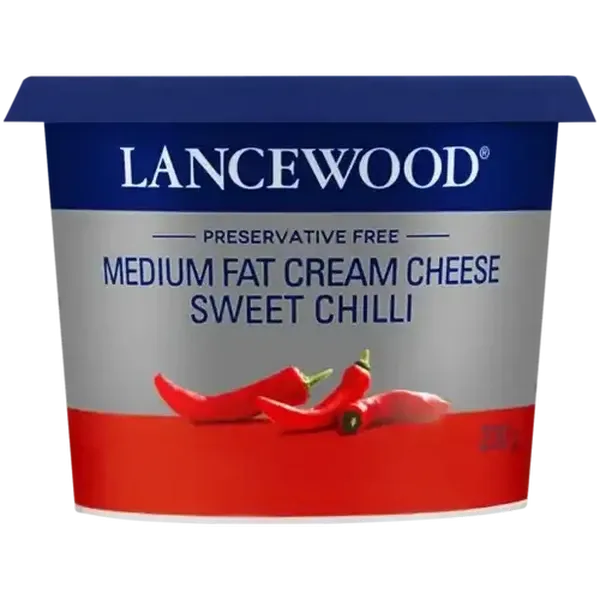 LANCEWOOD Sweet Chilli Medium Fat Cream Cheese 230g