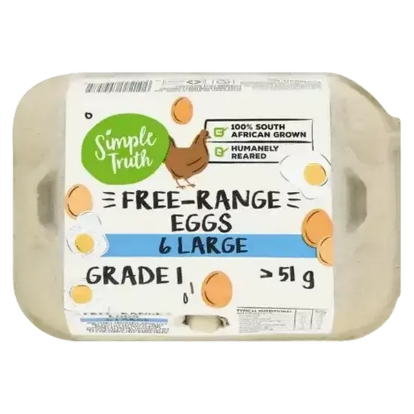 Simple Truth Large Free-Range Eggs 6 Pack