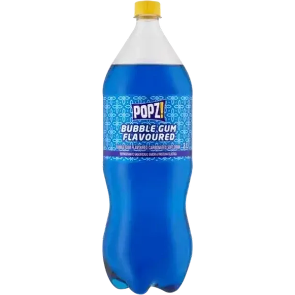 Popz Bubble Gum Flavoured Soft Drink 2L