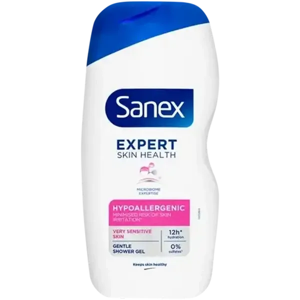 Sanex Expert Skin Health Hypoallergenic Shower Gel Body Wash 500ml