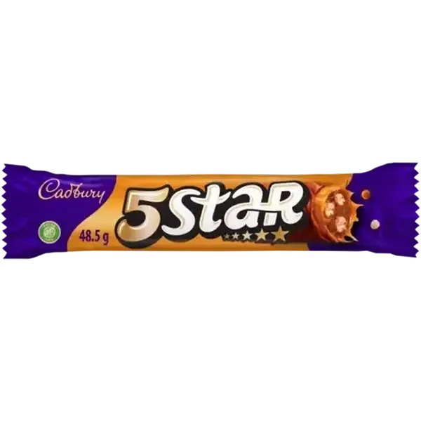 Cadbury 5 Star Chocolate Bar 48.5g