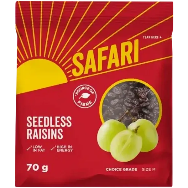 SAFARI Seedless Raisins 70g