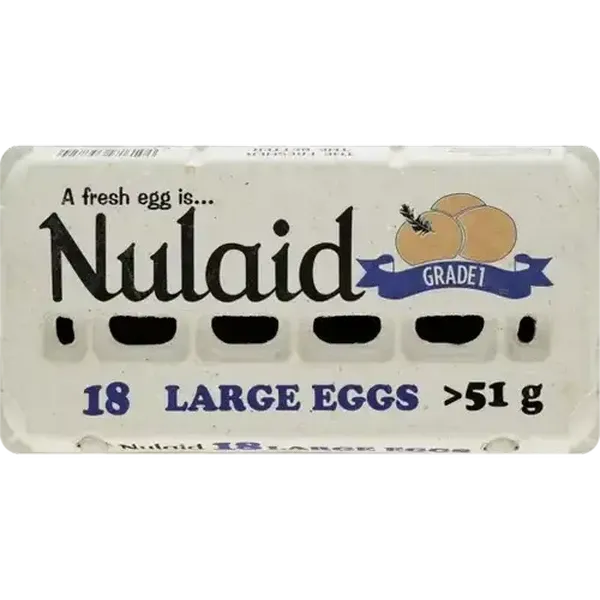 Nulaid Large Eggs 18 Pack