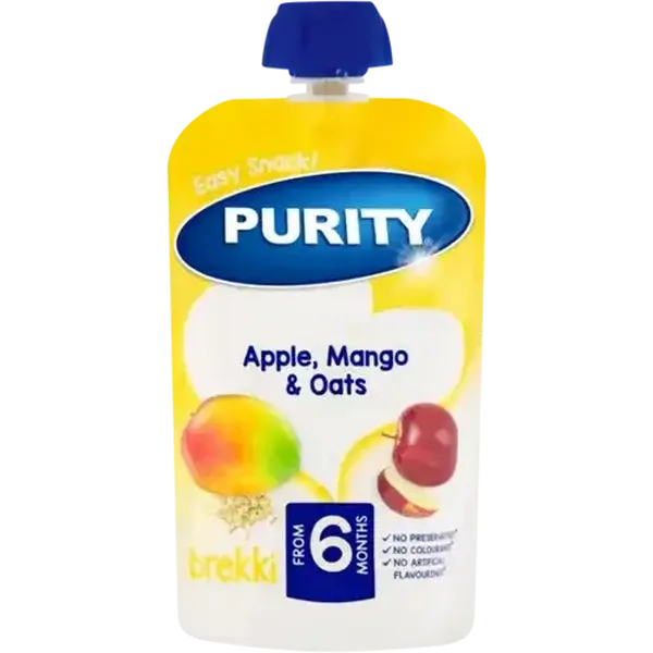 PURITY From 6 Months Apple, Mango & Oats Brekki 110ml