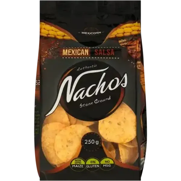 Mexicorn Mexican Salsa Stone Ground Nachos 250g
