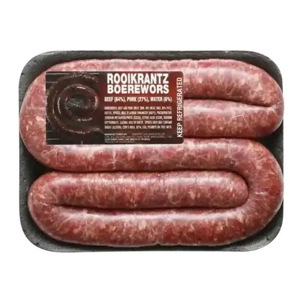 Rooikrantz Thick Boerewors Per kg