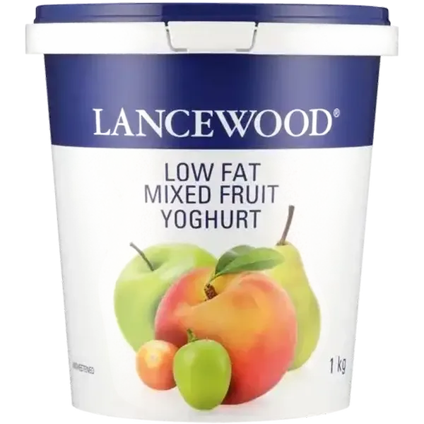 LANCEWOOD Mixed Fruit Flavoured Low Fat Yoghurt 1kg