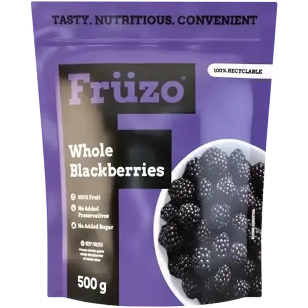 Früzo Frozen Whole Blackberries 500g