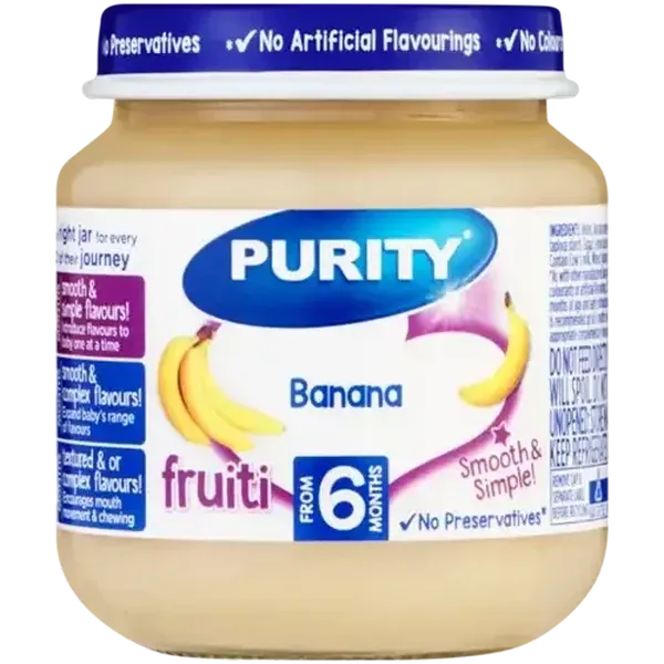 PURITY From 6 Months Banana Fruiti 125ml