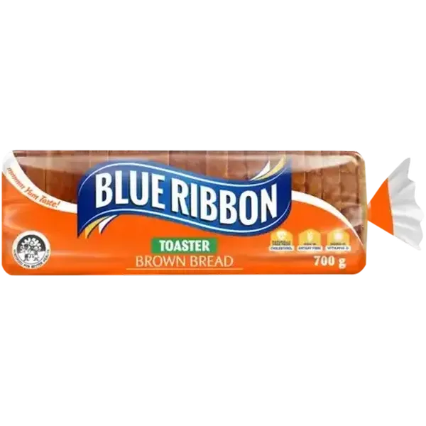 Blue Ribbon Toaster Brown Bread 700g