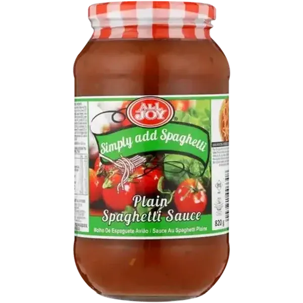 All Joy Plain Spaghetti Sauce 820g