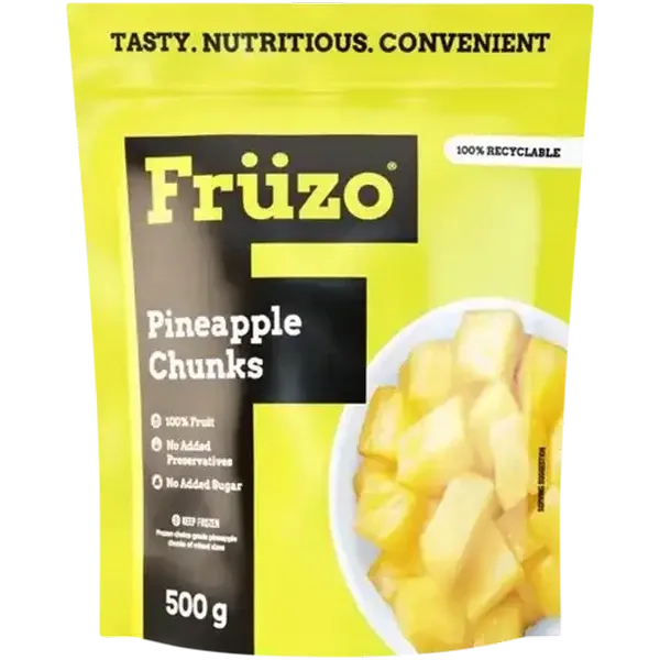 Früzo Frozen Pineapple Chunks 500g