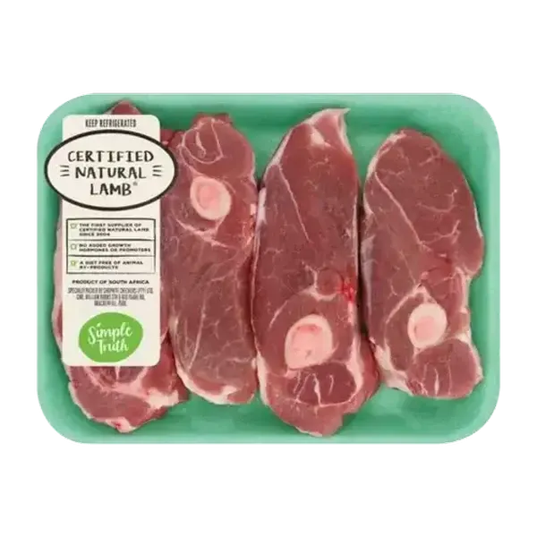 Simple Truth Certified Natural Lamb Best-End Chops Per kg