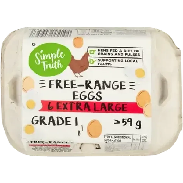 Simple Truth Free-Range Extra Large Eggs 6 Pack