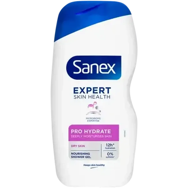 Sanex Expert Skin Health Pro Hydrate Shower Gel Body Wash 500ml