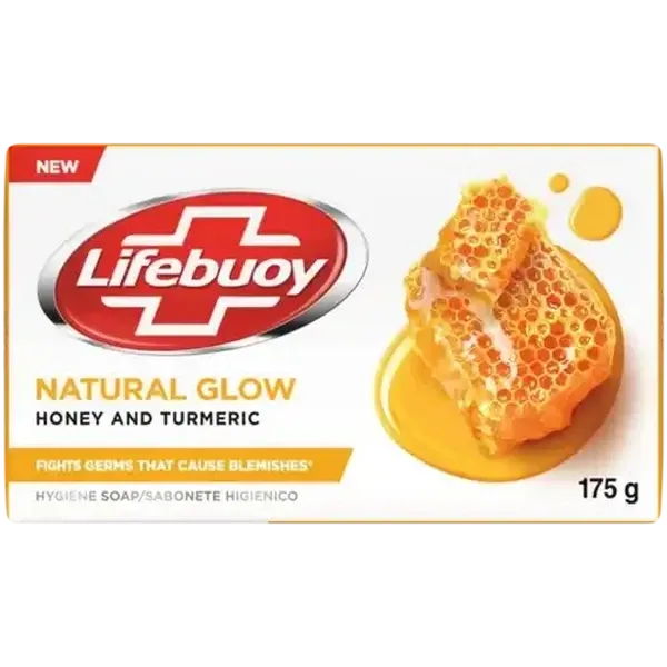 Lifebuoy Natural Glow Honey and Turmeric Hygiene Soap 175g