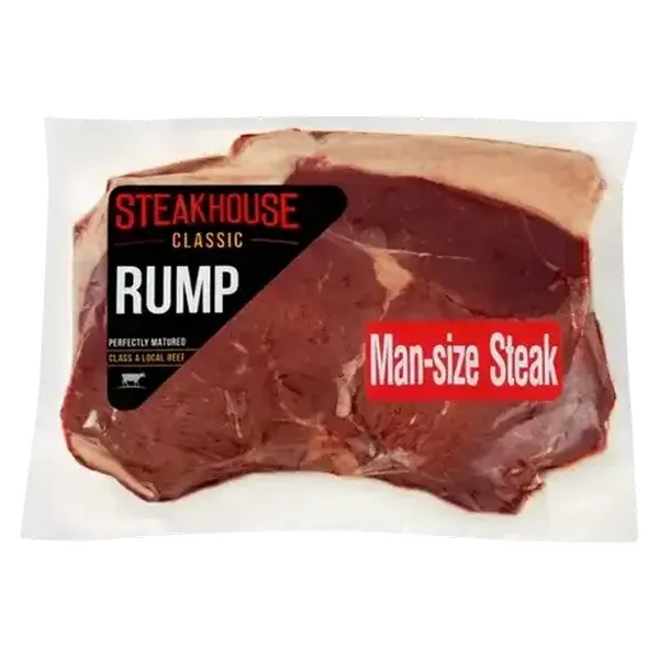 Steakhouse Classic Rump Man-Size Steak Per Kg