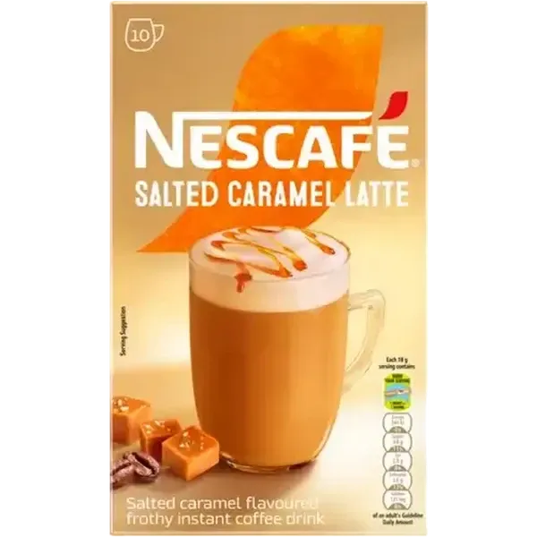NESCAFÉ Salted Caramel Instant Latte 10 x 18g