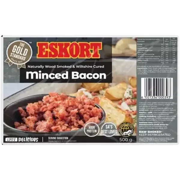 Eskort Minced Bacon 500g