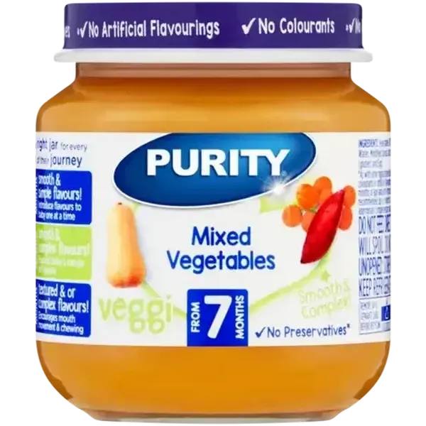 PURITY From 7 Months Mixed Vegetables Veggi 125ml