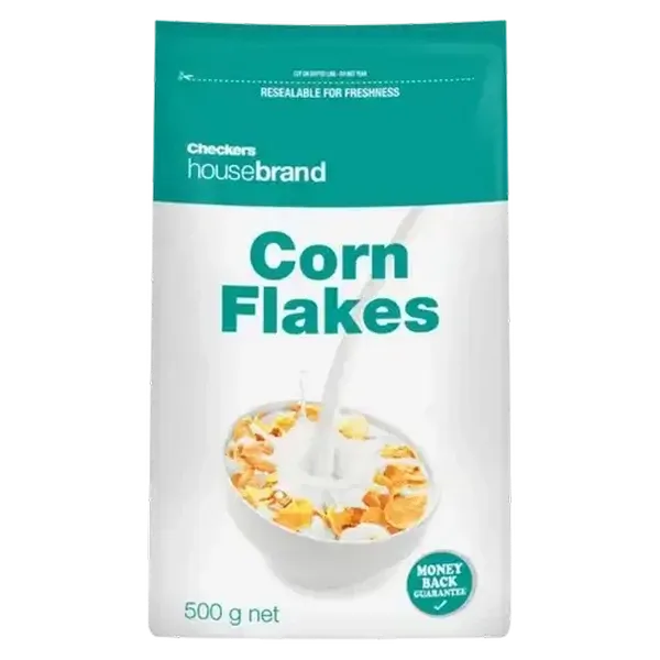 Checkers Housebrand Corn Flakes Cereal 500g