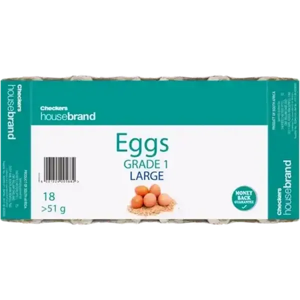 Checkers Housebrand Eggs 18 Pack