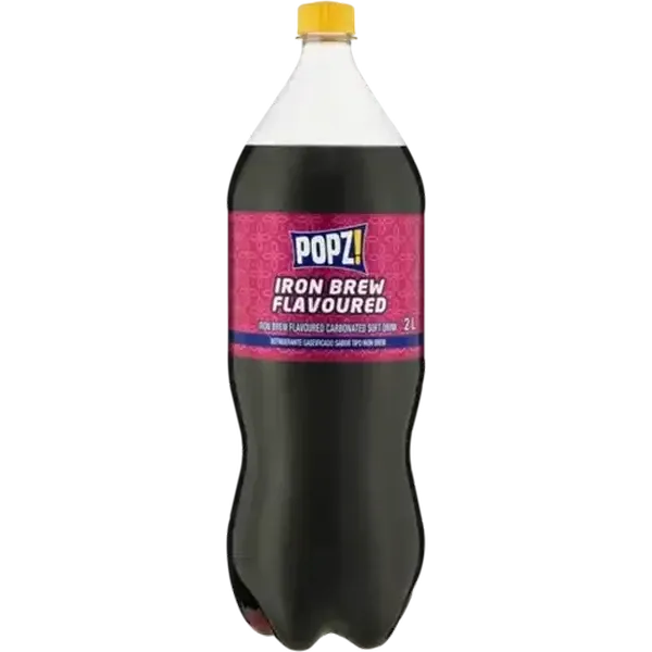 Popz! Iron Brew Flavoured Soft Drink 2L