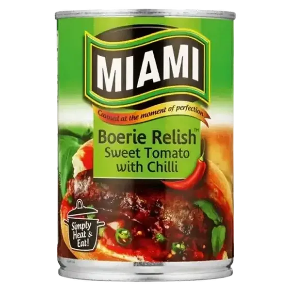 Miami Sweet Tomato with Chilli Boerie Relish 450g