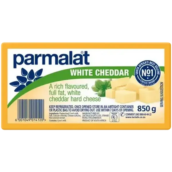 Parmalat White Cheddar Cheese 850g