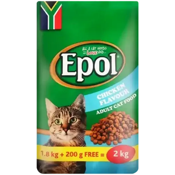 Epol Chicken Flavour Adult Dry Cat Food 2kg