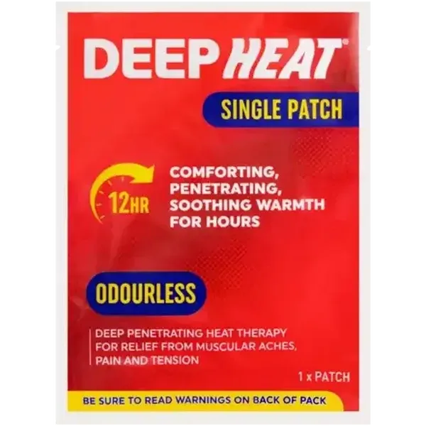 Deep Heat Odourless Single Patch