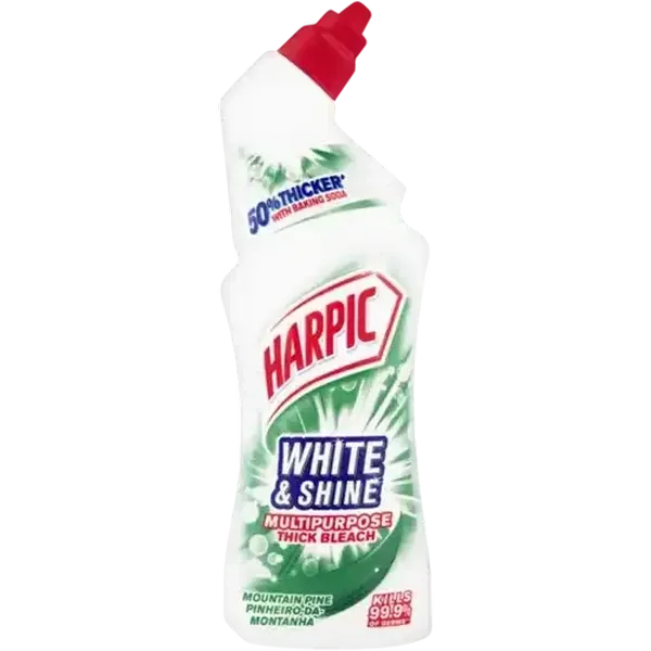 Harpic White & Shine Mountain Pine Multipurpose Thick Bleach 750ml