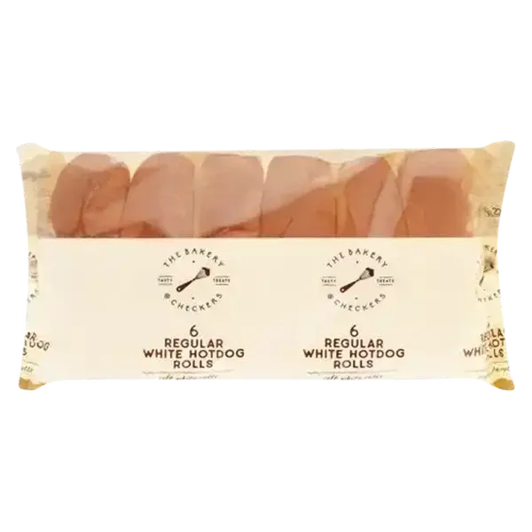 The Bakery White Hotdog Rolls 6-Pack