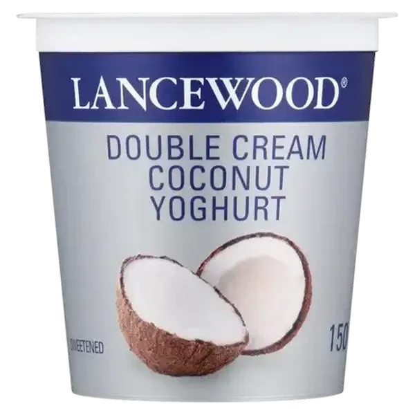 LANCEWOOD Coconut Flavoured Double Cream Yoghurt 150g