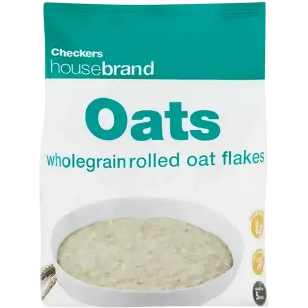 Checkers Housebrand Wholegrain Rolled Oats 1kg