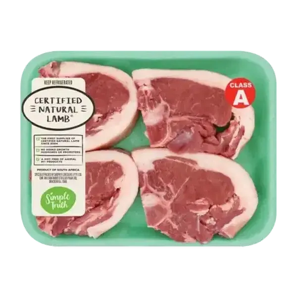 Simple Truth Certified Natural Lamb Loin Chops Per kg