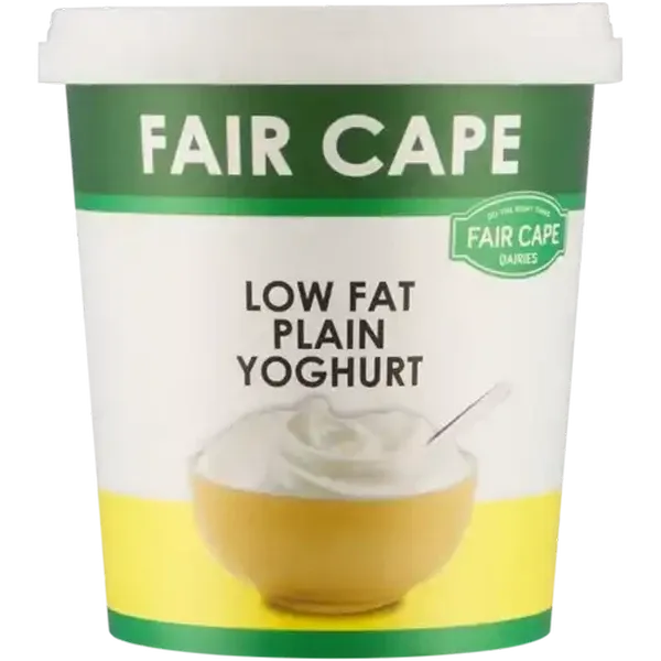 Fair Cape Dairies Low Fat Plain Bulgarian Yoghurt 1kg