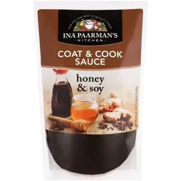 Ina Paarman's Kitchen Coat & Cook Honey & Soy Sauce 200ml