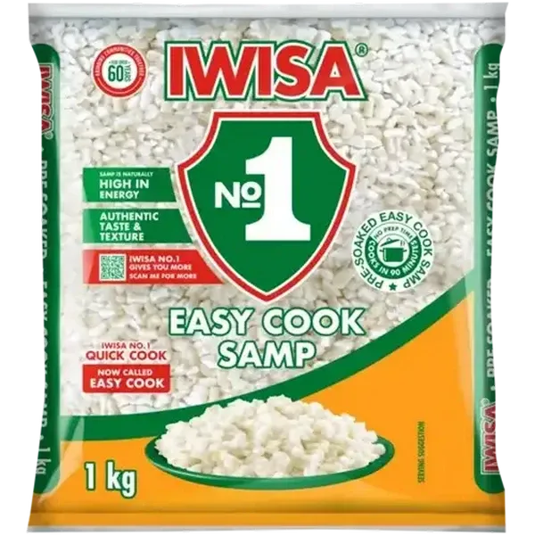 Iwisa No.1 Easy Cook Samp 1kg