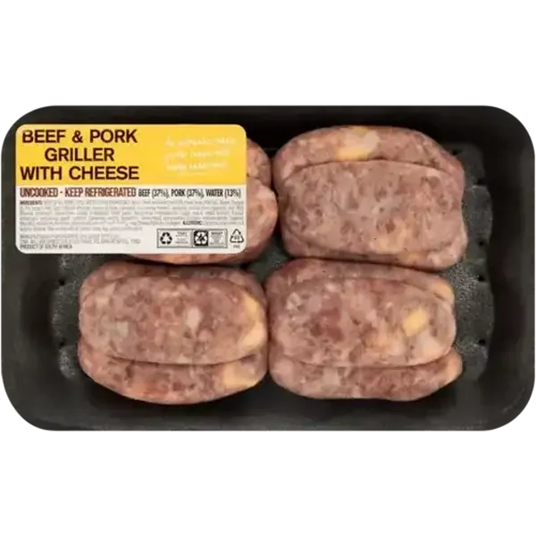 Beef & Pork Griller with Cheese Per KG