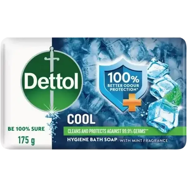 Dettol Cool Hygiene Bath Soap Bar 175g