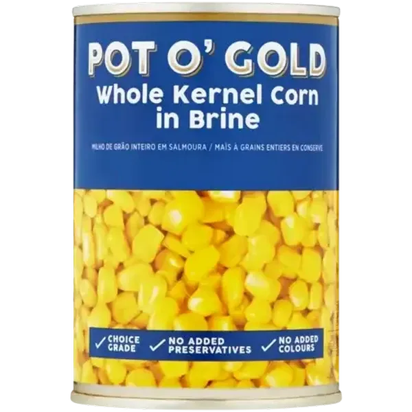 Pot O' Gold Whole Kernel Corn in Brine 410g