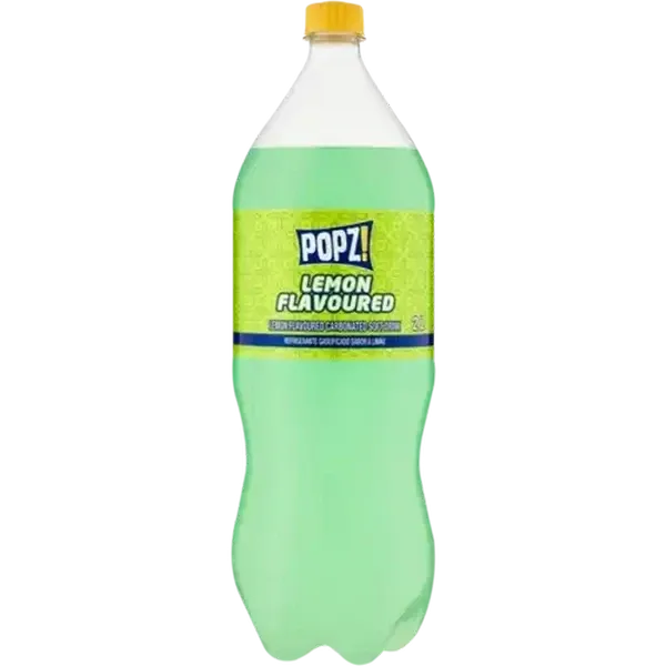 Popz Lemon Flavoured Soft Drink 2L