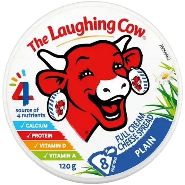 The Laughing Cow Full Fat Cheese Wedges 120g