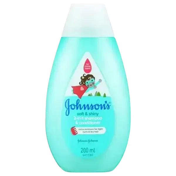 JOHNSON’S Baby Soft & Shiny 2-In-1 Shampoo & Conditioner 200ml