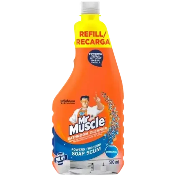 Mr Muscle Original Bathroom Cleaner Refill Bottle 500ml