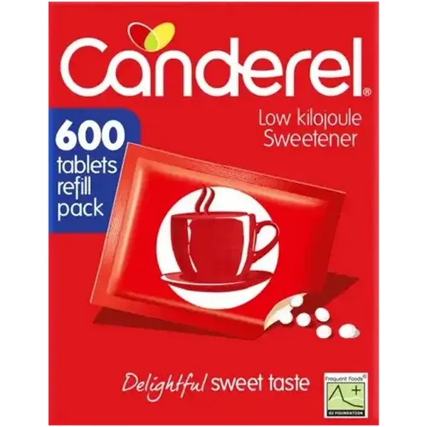 Canderel Low Kilojoule Sweetener Tablets Refill 600 Pack
