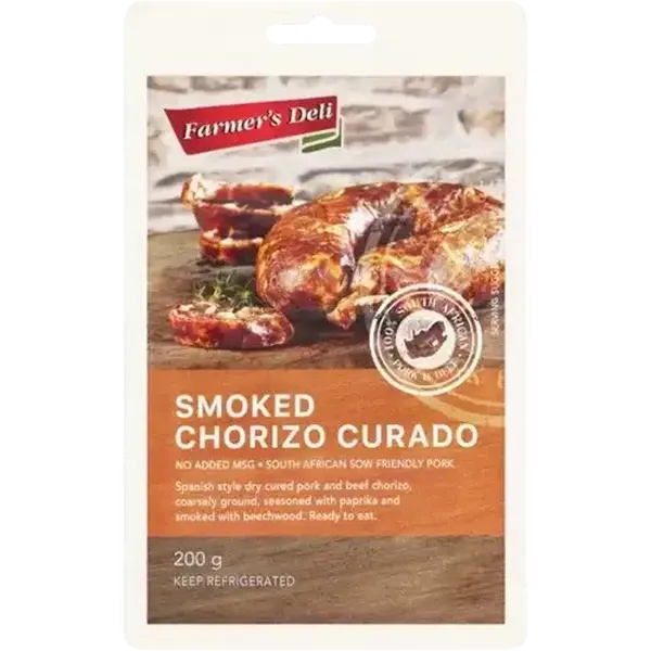 Farmer's Deli Smoked Chorizo Curado 220g